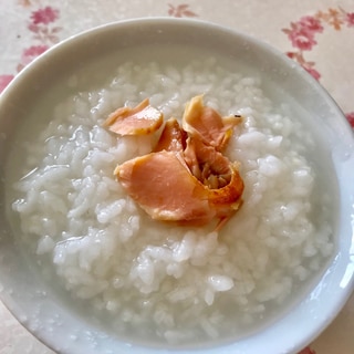 食欲のない時に食べたい鮭お粥